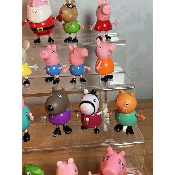 🎯Fully Catalogued Peppa Pig Figures Toys 100+ Characters  Huge Lot Of 24 Peppa Pig And Friends Action Figures